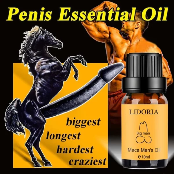 Men's energy strengthening massage oil