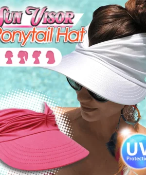 Summer Sun Visor Ponytail Hat