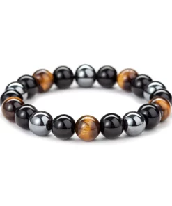 Triple Hematite Magnetisch Therapy Bracelet