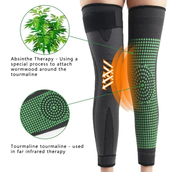 CC™Tourmaline acupressure self-heating shaping knee sleeve - Image 4