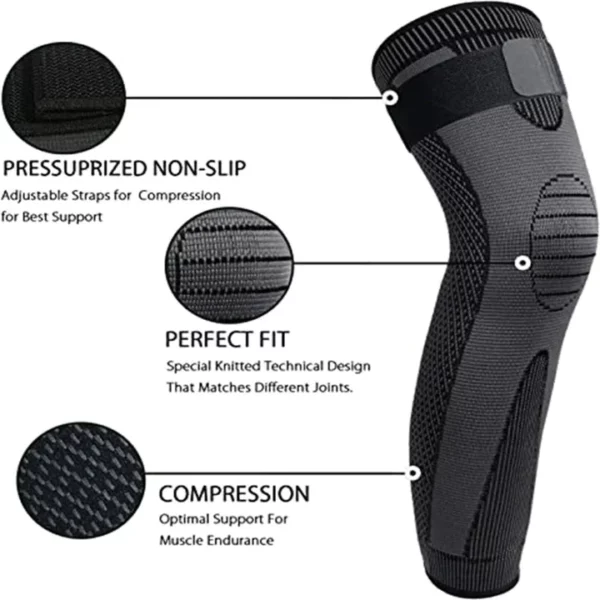 CC™Tourmaline acupressure self-heating shaping knee sleeve - Image 6