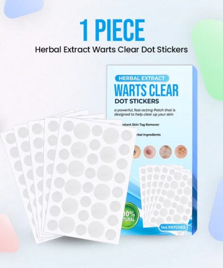 Herbal Extract Clear Dot Stickers