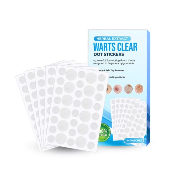 Herbal Extract Clear Dot Stickers