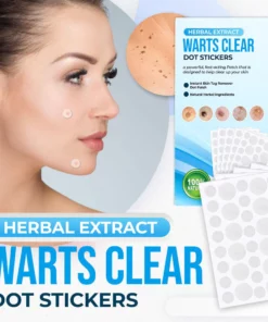 Herbal Extract Clear Dot Stickers