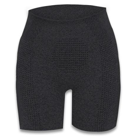 SHAPERMOV Ion Shaping Shorts,Comfort Breathable Fabric Tummy Control Yoga  Shorts