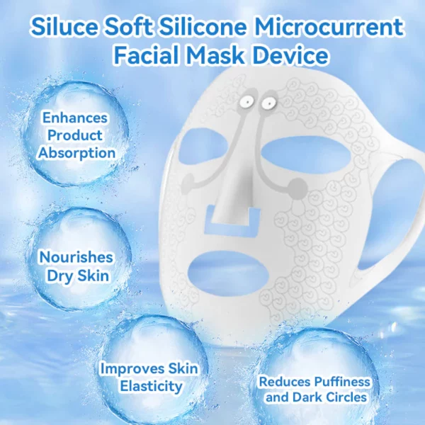 Siluce™ Soft Silicone Microcurrent Facial Mask Device - Image 5