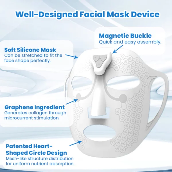 Siluce™ Soft Silicone Microcurrent Facial Mask Device - Image 6