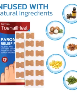 ToenailHeal Paronychia Relief Patch