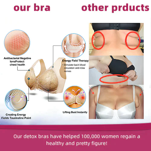 BreastHealth Lymphvity Detoxification Bra Fast Powerful Lifting