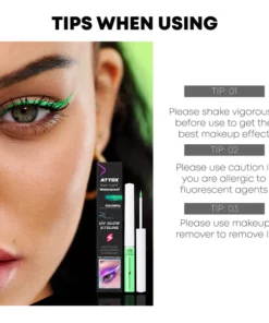 ATTDX Neon Liquid Waterproof UVGlow Eyeliner