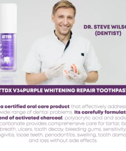 ATTDX V34Purple Whitening Repair Toothpaste