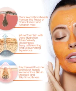 Biancat™ CarrotCleanse Pore Clarifying Foam Mask