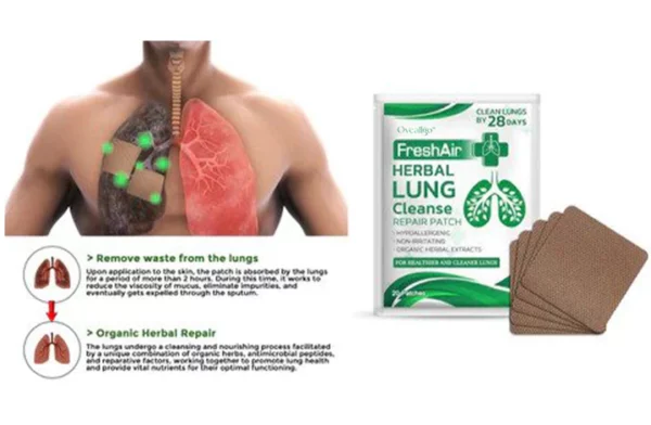 CC™ FreshAir Herbal Lung Cleanse Repair Patch