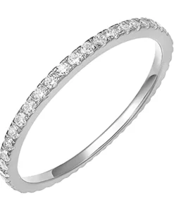 Classic Stackable 3-in-1 Eternity Diamond Ring