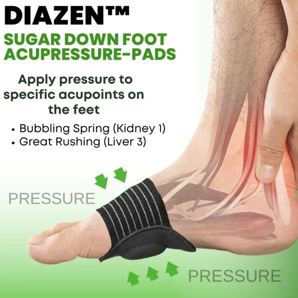 Sugar Down Foot Acupressure-Pads - Image 2