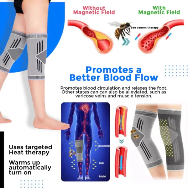 Fivfivgo™ Bee Venom Heat Therapy Knee Wrap Brace