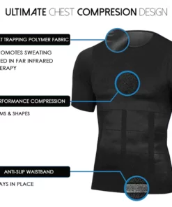 MANShape™ ion slimming and shaping undershirt