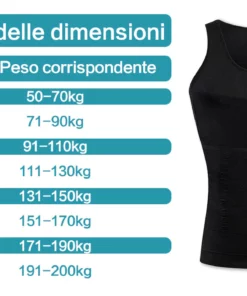 MANSottile Gilet a Compressione Modellante