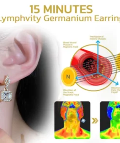 Magnetic Therapy Lymphatic Germanium Earrings