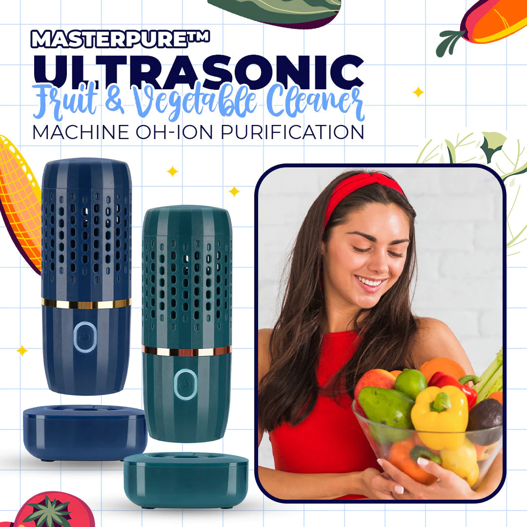 1PC Blue Portable Fruit and Vegetable Cleaner Wireless Vegetable Purifier  Fruit Cleaning Machine Automatic Household Water Food,Fruit and Vegetable  Washing Machine, Mini Food Purifier Portable Fruit Vegetable Washing Machine  Wireless Food Purifier