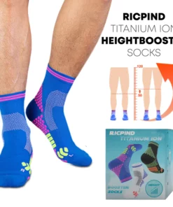 Ricpind Titanium Ion HeightBooster Socks