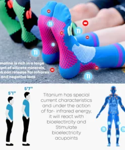 Ricpind Titanium Ion HeightBooster Socks