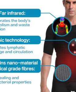 Rubytor™ ion slimming and shaping undershirt