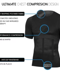 Rubytor™ ion slimming and shaping undershirt