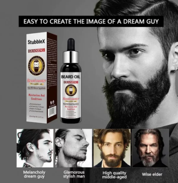 StubbleX™ Beard Growth Organic Care Oil