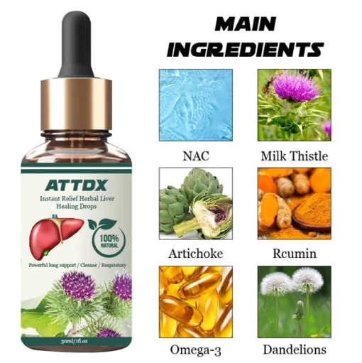 ATTDX InstantRelief Herbal LiverHealing Drops - Image 5