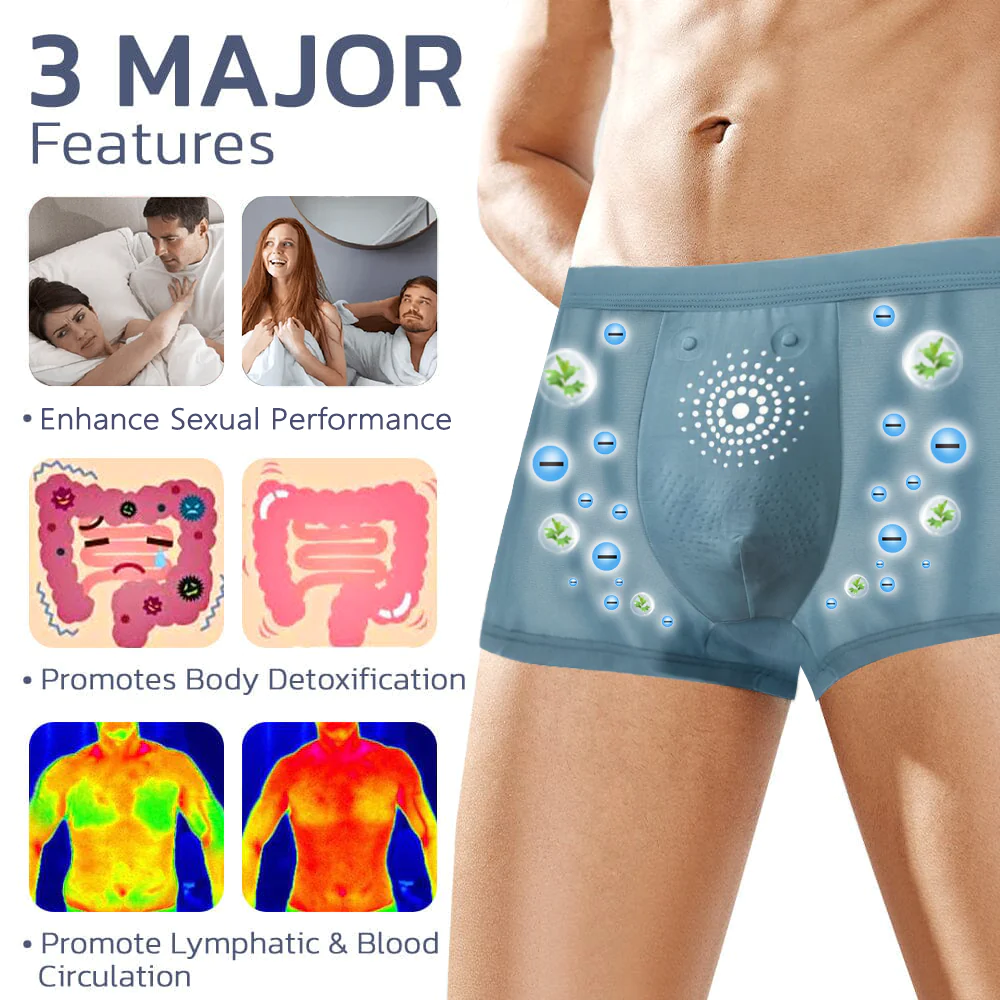 Ice Silk Buttock Lifting Belly Panties Magnetic Therapy Quantum