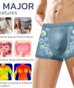 BLUESHOT™ Ice Silk Ion Tourmaline Magnets Enhance&Shaping Underwear