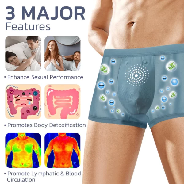 BLUESHOT™ Ice Silk Ion Tourmaline Magnets Enhance&Shaping Underwear