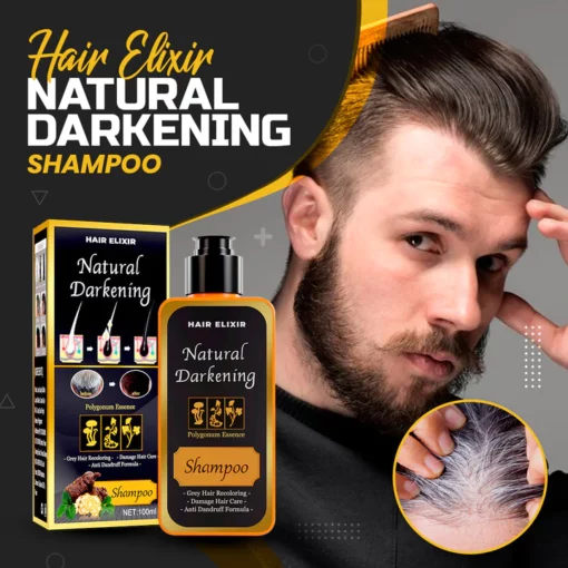 Hair-Elixir Natural Darkening Shampoo - Image 3