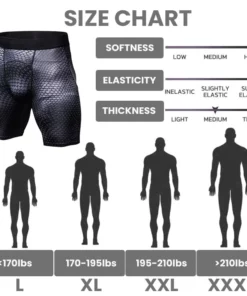 LUCKYSONG™ IONIC Energy Field Therapy Compression Shorts