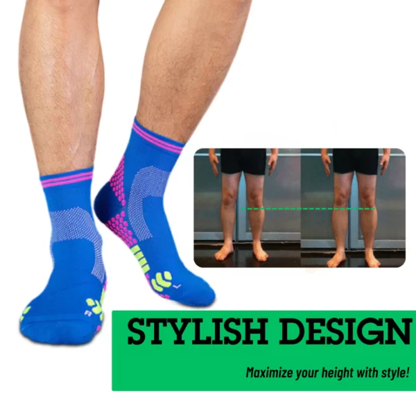 MaxiTitan™ Titanium Ion Height Booster Socks