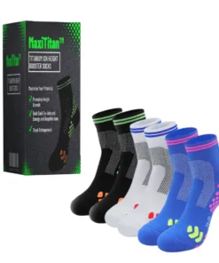 MaxiTitan™ Titanium Ion Height Booster Socks