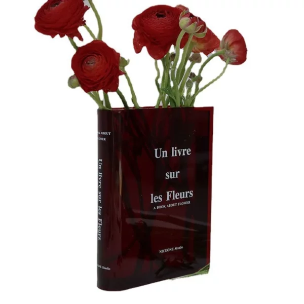 NovelBlooms™ - Acrylic Book Vase