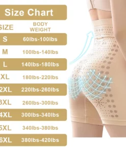 Ice Silk Ion Fiber Repair Shaping Underwear, High Waisted Tummy
