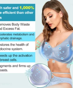 PISPARA™ Ice Silk Ion Lymphvity Detoxification and Shaping & Powerful Lifting Bra