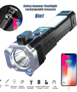 Portable Rechargeable High Quality LED Flashlight