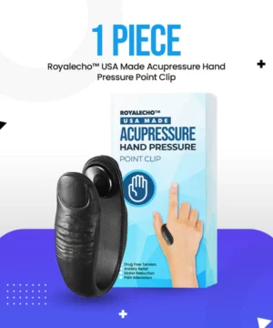 Royalecho™ USA Made Acupressure Hand Pressure Point Clip