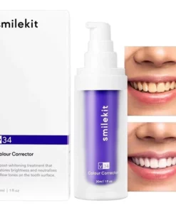 SMILEKITTM New V34 Series Toothpaste Purple Color Corrector