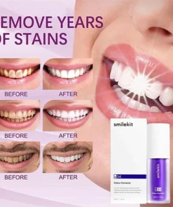 SMILEKITTM New V34 Series Toothpaste Purple Color Corrector