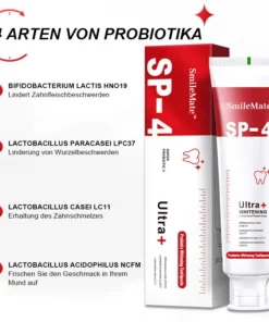 SmileMate™ SP-4TM Probiotische Whitening-Zahnpasta