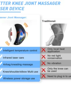 upgrade-KTS® Infrared Laser Knee Pain Therapy Massager