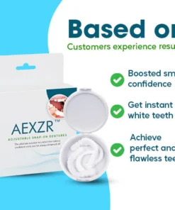 AEXZR™ Adjustable Snap-On Dentures