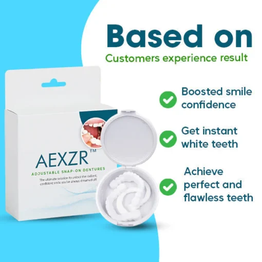 AEXZR™ Adjustable Snap-On Dentures