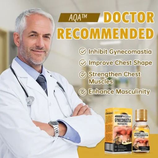 AQA™ MenRobust Bee Venom Gynecomastia Heating Oil