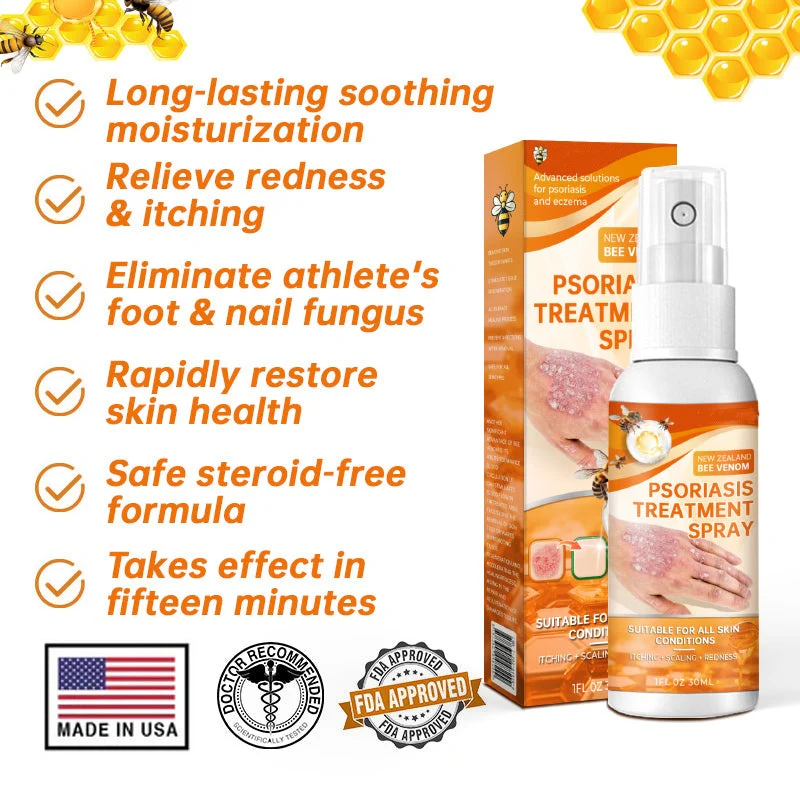 AQA™ New Zealand Bee Venom Psoriasis Treatment Spray